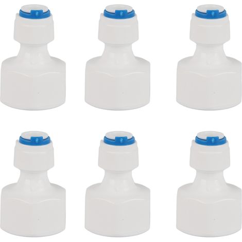 Stück 1/4"-außendurchmesser Auf 1/2"-innengewinde-schnellkupplungsschlauch Für Umkehrosmose-wasserfilter