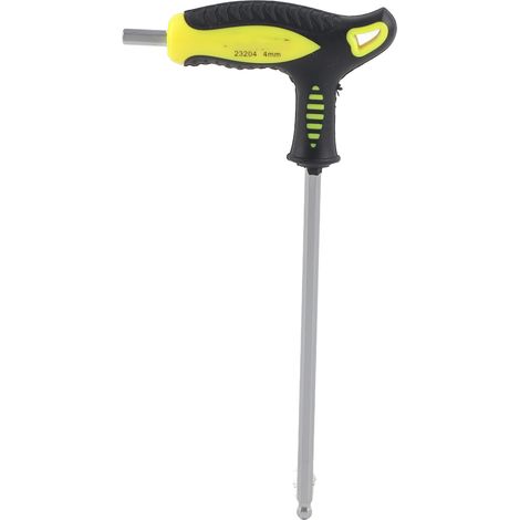 T-förmiger Kugelkopf-innensechskantschlüssel, Professionelles Handreparaturwerkzeug Mit Langem Griff (4 Mm)