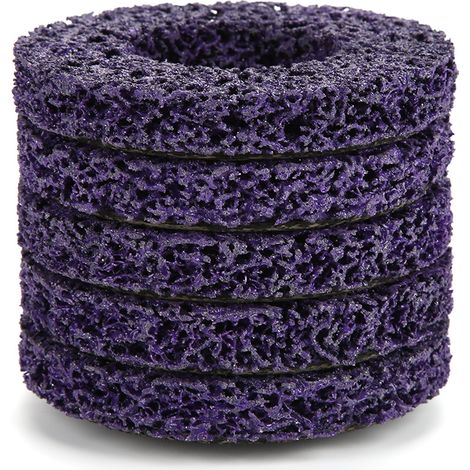 5-teiliges 100-mm-poly-bandscheiben-werkzeugset Zur Lack- Und Rostentfernung Für Winkelschleifer