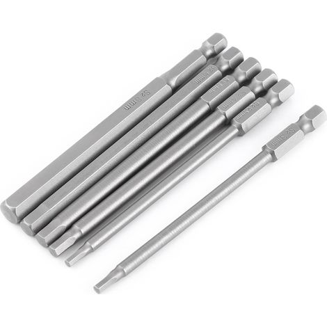 6-teiliges Set Magnetischer Schraubendreherbits, Hoil Hoil Bit 1/4" Sechskant Slim, Für Elektrische Bohrmaschinen Und Handschraubendreher