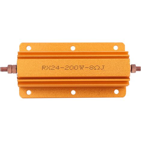 Hochleistungswiderstand Rx24 200w 8r, Aluminiumgehäuse, Professionelle Industrielle Stromversorgung