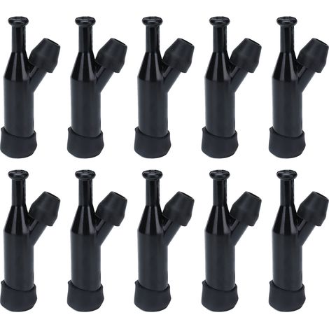 Hochdruck-zündkerzenstecker 168f, Schwarz, 10 Stück, Hochwertiges Abs, Langlebig, Einfache Montage, Zündkerze
