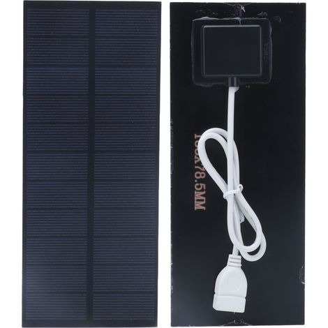 2,5-w-solarpanel, 188 X 78,5 Mm, 3,7-v-5-v-akkuladegerät, Hoher Wirkungsgrad Und Tragbar Für Gewächshausfamilien