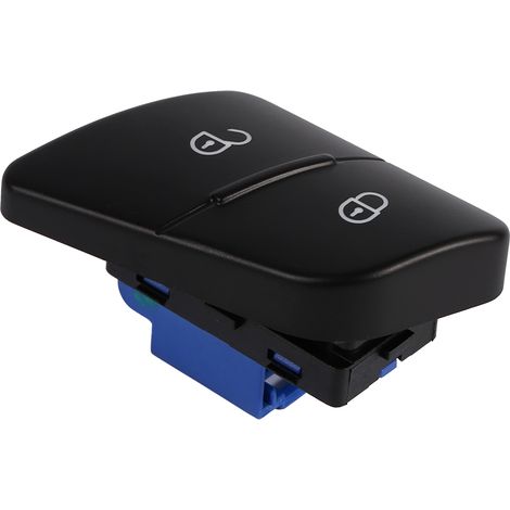 Türverriegelungsschalter, Schwarzer Und Blauer Mittelknopf 3c0962125b, Verschleißfester Ersatz Für B6 3c 2006–2011 Lhd Automatik