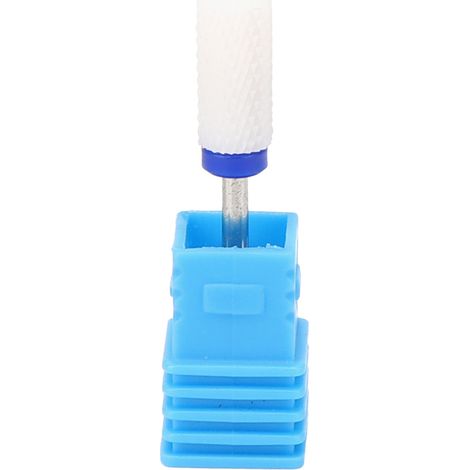 Zylindrischer Schleifkopf Mit Flacher Spitze, Zubehör Für Elektrische Keramikschleifmaschinen, Mittlere Körnung, Blaue Box M