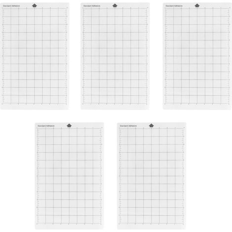 Schneidematte Mit Standardgriff, Ersatzklebepad, Rutschfestes Raster Für Silhouette Cameo, 5 Stück