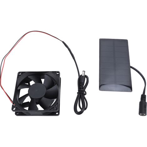 0,8-w-4-v-solarpanel-lüfterset, Professioneller Polykristalliner Silizium-abluftventilator Für Hühnerstall, Gewächshaus, Haustierhaltung