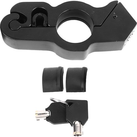 Lenkerschloss Aus Aluminiumlegierung, Universeller Diebstahlsicherungs-gasgriff Für Motorräder Und E-bikes, Schwarz