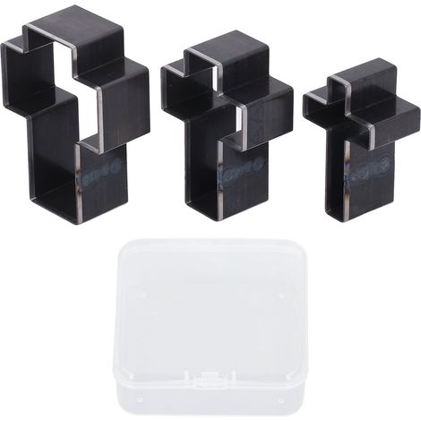 Kreuzförmige Stanzformen, Hohlstanzen-set Für Die Lederverarbeitung, Höhe 69 Mm 61 Mm 53 Mm, 3-teilig