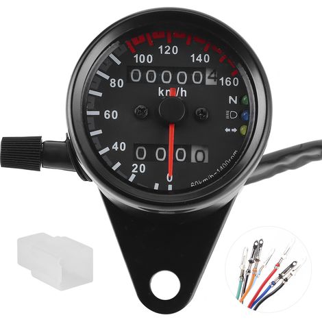 12v Led-kilometerzähler, Drehzahlmesser, Retro-stil, Hohe Präzision Für Motorräder