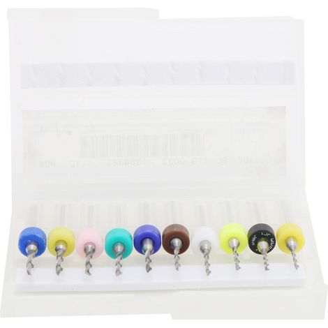 Set Mit 10 Hartmetall-mikrobohrern, 1,2–2,1 Mm, Für Leiterplatten