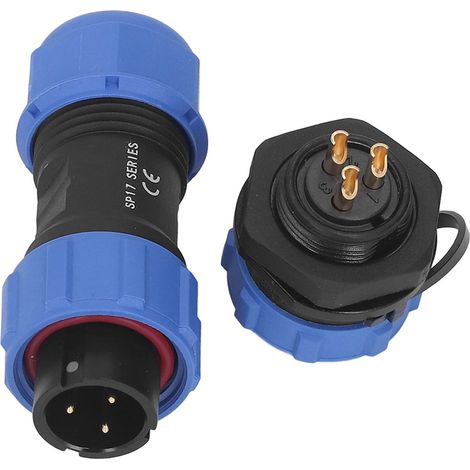 Luftfahrtstecker, Wasserdichter Ip68-anschluss, 3-polige Buchse, Sp17-netzteil
