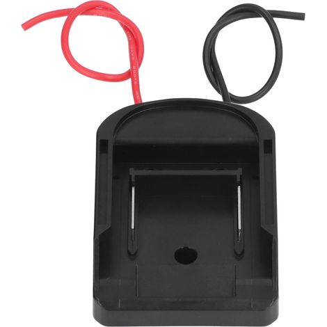 Fafeicy Batterieadapter-konverter-dock, 14awg 10a Mit Schalter Für Diy 14,4 Bis 60v, 14awg Schwarzer Und Roter Drahtquerschnitt, Silikonkabellänge, Licht