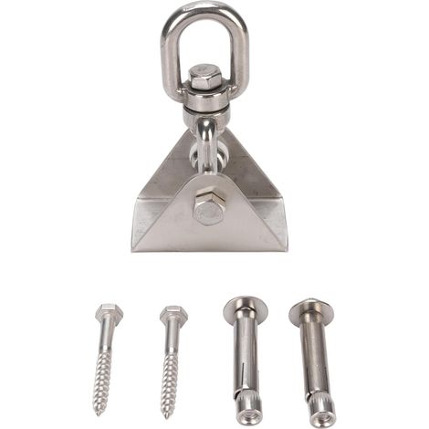 360° Drehbares Hängematten-set, Drehbare Haken Aus Edelstahl, Tragkraft 544 Kg (1200 Lb) Für Hängematten Auf Balkonen, In Gärten Und Wohnzimmern