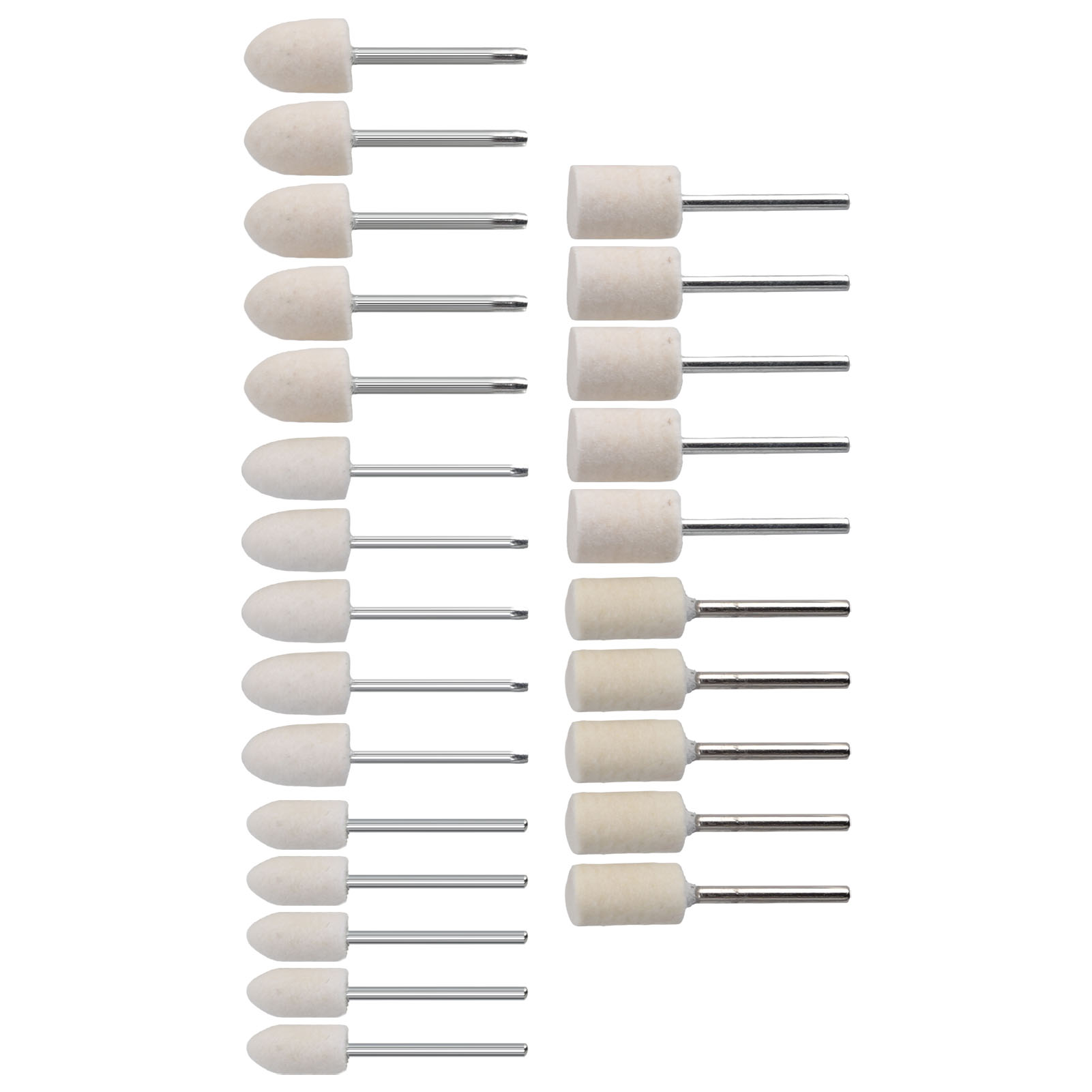 25-teiliges Filzpolierscheiben-set, Wollpolierspitzen, Schleifkopf, Zubehör Für Rotationsbohrmaschinen