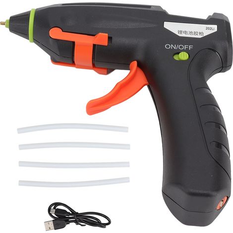 Mini-akku-heißklebepistole, Usb-ladekabel-set, Energiesparend Für Die Wartung, 3,7 V