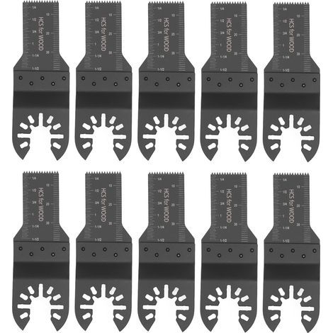 20-mm-oszillationssägeblatt, 10-teiliges Schnellwechsel-multifunktionswerkzeug-set Für Holz Und Kunststoff