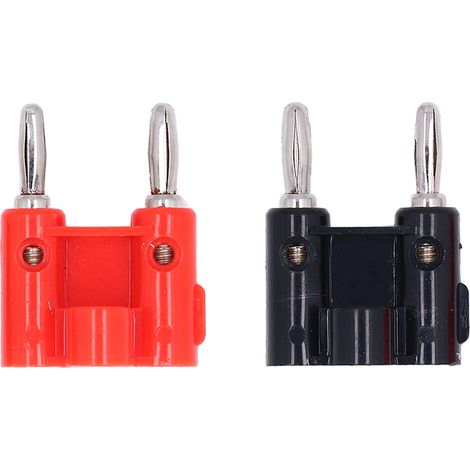 2-teiliges 4-mm-bananenstecker-doppelreihen-kreuzverbinder-zubehörset Für Audiolautsprecher