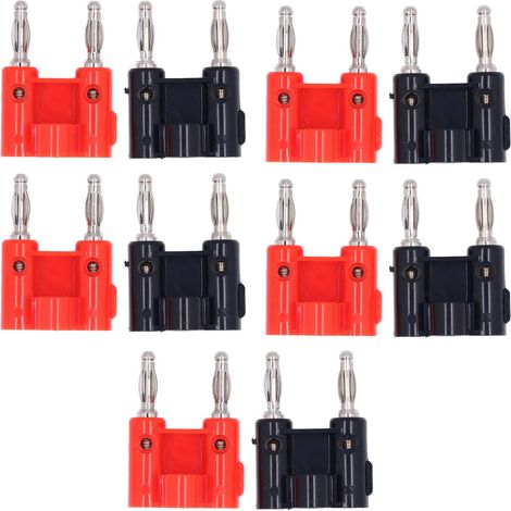 Lötlose Pe-laternenfassung Aus Messing, Doppelbananenstecker, Für Elektronische Geräte In Wohnmobilen, 5er-set