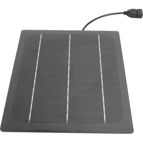 Kleines 7w 5v Solarpanel, Hocheffizientes Monokristallines Ladegerät Für Campingventilatoren, Externer Akku Für Handys