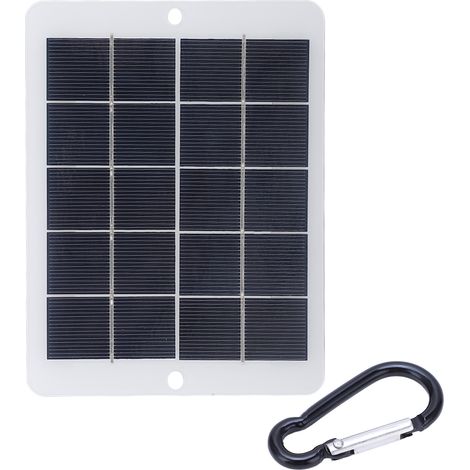 Sixrun Hocheffizientes 3w Monokristallines Silizium-solarpanel Mit 5v-solarladegerät Für Led-lampen Und Mobile Stromversorgung, Tragbar Für Reisen Und Notfallvorsorge