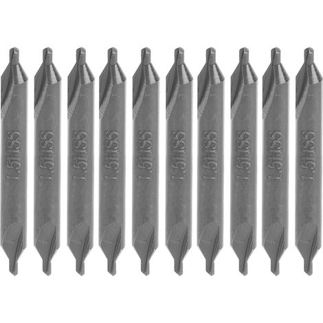 Hss-zentrierbohrer Typ A Für Edelstahl-gesenke, Spiralförmig, Für Jedes Gelände Geeignet, 1,5 Mm, 10 Stück