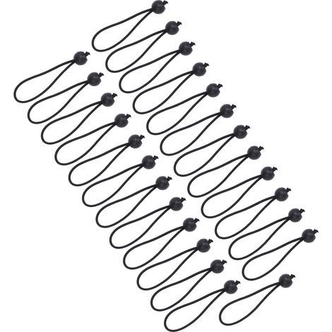 25 Stück Gummibälle, 15 Cm, 3,5 Mm Gummiseil, Bungie-seil Zum Befestigen Von Campingzelten, Planen Und Markisen.