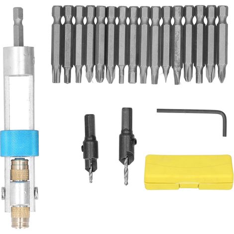 20-teiliges Hss-bohrer-, Fräser-, Schraubendreher- Und Adapter-handwerkzeug-reparaturset