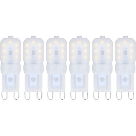 Stück G9 Dimmbare 3w 360° Energiespar-led-lampen Für Decken- Und Pendelleuchten, Weiß, 110-140v