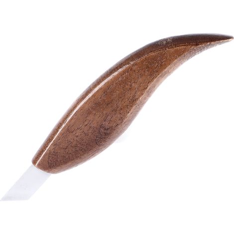 Holzschnitzmesser, Klinge Aus Edelstahl, Griff Aus Walnussholz, Ergonomisches Aufhellungswerkzeug