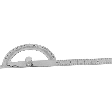 Winkelmesser Aus Edelstahl, Hochpräziser 180°-multifunktionswinkelmesser, 80 X 120 Mm Messbereich, 0–8 Cm Messbereich