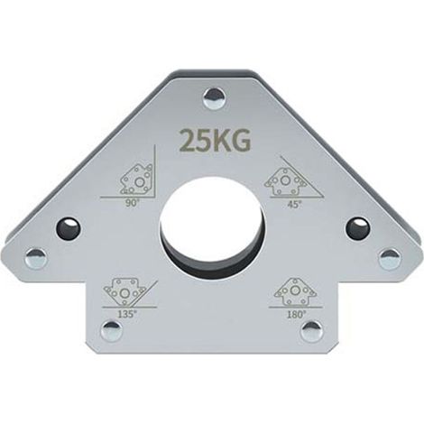 25 Kg Hilfs-elektroschweißgeräte, Magnetischer Positionierwerkzeughalter, Rechtwinkliger Mehrwinkelfixierer Zur Rohrmontagehalterung 45° 90° 135° 180°