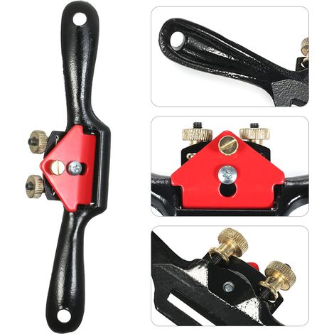 9-zoll-radiushobel Mit Einstellbarer Schnitttiefe, Multifunktionalem Metallmesser, Manueller Holzhobel, Handwerkzeug Für Die Holzbearbeitung