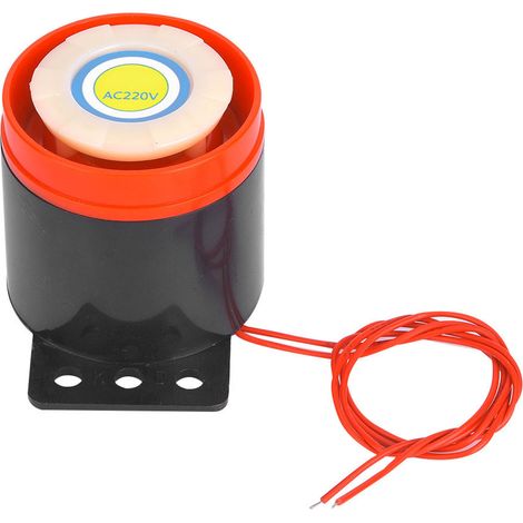 Aktiver Akustischer Alarm (220 V Wechselstrom, 110 Db) Mit Kabel Für Elektronik-bastelprojekte