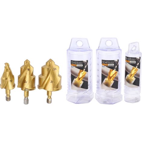 Hebebohrer Für Wasserrohre, Hochleistungsbohrer, Ppr-expander-reparaturwerkzeug Mit Drehbarer Begrenzungsnut, 1/4"-sechskantschaft