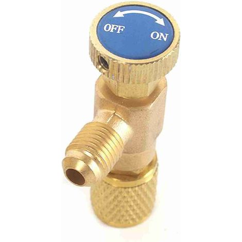 1/4-zoll-r22-kältemittel-füllventil – Kupfer-durchflussregelventile Und Fluorsicherheit