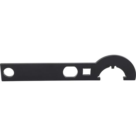 Schwarzer, Verstellbarer 45-mm-schraubenschlüssel, Tragbarer Schlaghaken Aus Hochfestem Stahl