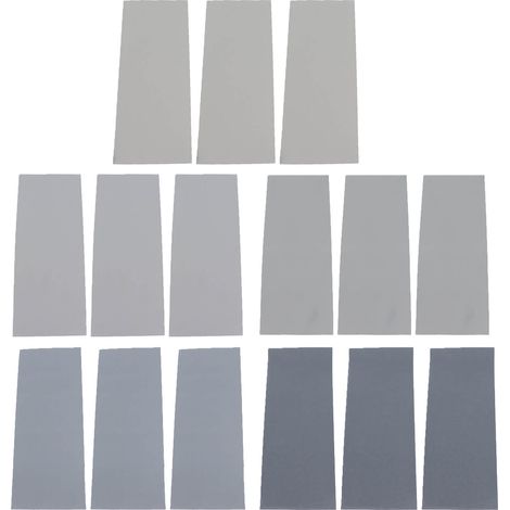 15-teiliges Schleifpapier-set, Sortiment An Siliziumkarbid-schleifpapier In Den Körnungen 2000, 3000, 5000, 7000 Und 10000 Für Kfz-bastelarbeiten
