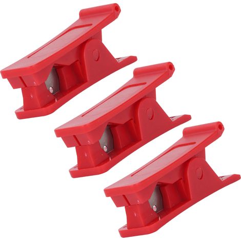 Ptfe-rohrschneider, Schnittkapazität Von 1/8 Bis 3/4 Zoll, Flexibler Schlauch Für Rote Pvc-/pu-nylonschläuche, 3 Stück