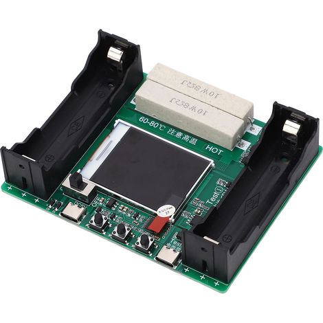 Interner Batteriewiderstandstester, 1,77-zoll-lcd-display, Verschiedene Modi, Einstellbare Kapazität Für 18650-lithium-akkus, Dc 5 V