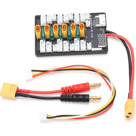 1s-3s B6 Parallel-ladeplatine, Silikonkabel, Jst-steckeradapter