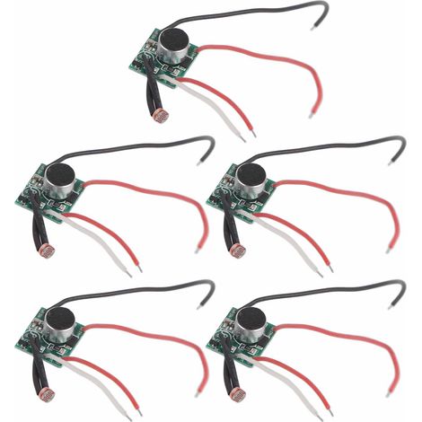 Schallsteuerungs-schaltmodul, 5 Stück, Solarlichtsensor, Dc 3v-30v Leiterplatte