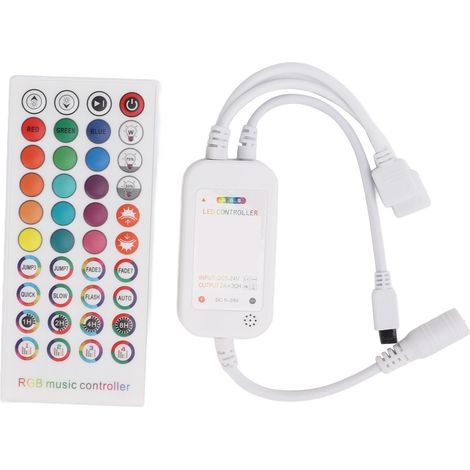 Rgb-led-streifenlicht-dimmer Mit Fernbedienung, Farb- Und Helligkeitsanpassung Für Ktv-musik Und Lichterketten