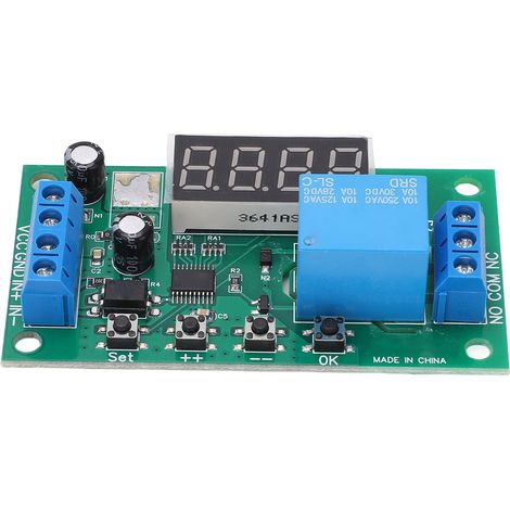 Multifunktionale Impulszähler-relaisplatine, Genauigkeit 0,1 S Bis 0,01 S, 1-kanal-12-v-modul