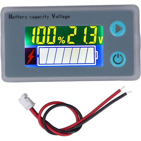 Batteriekapazitätstester Mit Lcd-digitalanzeige Und Batterieanzeige Für 10-v-lithium-eisensäure-batterien Und Andere Fahrzeuge. Batteriekapazität