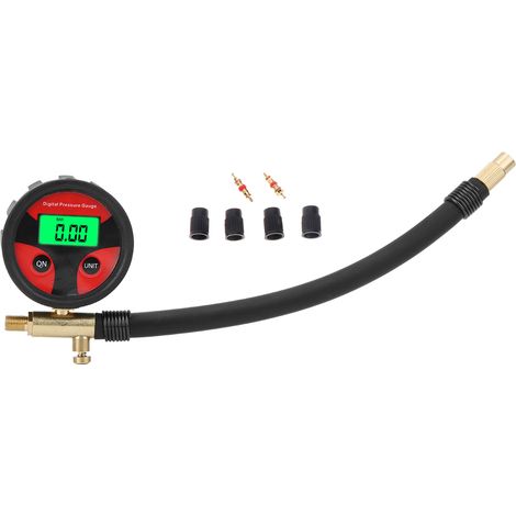 Multifunktions-reifendruckmesser Mit Lcd-display Für Autos, Digitaler Tester