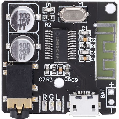 Bluetooth 5.0 Empfänger-decoderplatine, Zweikanal-lautsprecher, Audioverstärker, Nachrüstmodul
