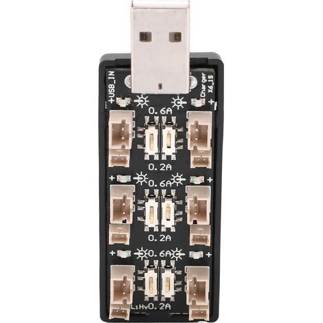 Lithium-akku-ladeplatine, 6 Usb-kanäle Für 3,8 V, 4,35 V Hochspannungskomponenten