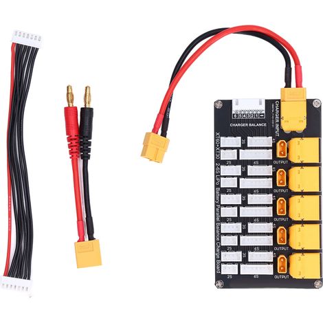 Paralleles Xt30/xt60 Lipo-akku-ladeboard Für 2-6s Lithium-akkus Mit Imax B6 Ladegerät