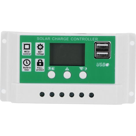 50-a-solar-laderegler, Lcd-anzeige, Einstellbarer 12-v-/24-v-panelregler